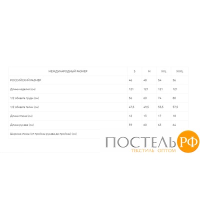 Togas МИЭЛЬ махровый халат XL бел,1пр.,400 гр/м2,100%чесаный хл.