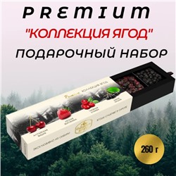 Набор подарочный PREMIUM "Коллекция ягод" (вишня, земляника, клюква, арония), 260 г/ Сибирская ягода