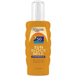 ESCABEL Молочко для лица и тела СОЛНЦЕЗАЩИТНОЕ Sun Block Milk SPF 50+ 200 мл