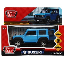 Машина металл SUZUKI JIMNY 11,5 см, двери, багаж, инерц, синий, кор. Технопарк