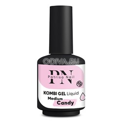 Patrisa nail, Kombi Gel Liquid Medium - комби гель (Candy), 16 мл