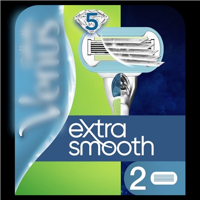 Кассеты для бритвы Dʤɪˈlett ВИНУС Embrace Extra Smooth (2 шт.) (Оригинал)