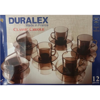 Чайный набор Duralex 220 мл. (12 предметов)