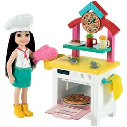 Игровой набор Барби «Челси повар. Пицца-шеф с кухней и духовкой» 7306565