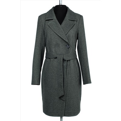 01-09021 Пальто женское демисезонное (пояс)
