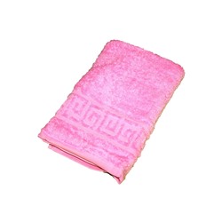 Махровое полотенце 155x200 розовое пл.420