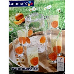 Питьевой набор ORANGE Luminarc 7 предметов