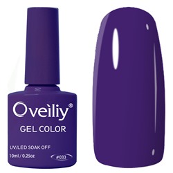 Oveiliy, Gel Color #033, 10ml