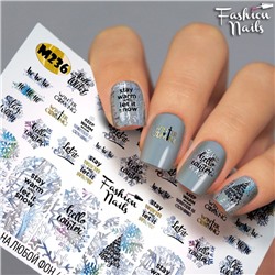 Fashion Nails, Слайдер-дизайн M236