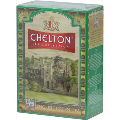 CHELTON. Английский зеленый чай 100 гр. карт.пачка