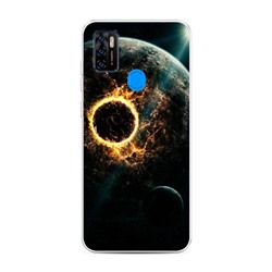 Силиконовый чехол Космос 16 на ZTE Blade A7s 2020