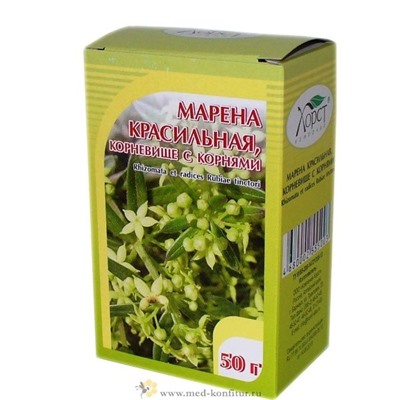 Марена красильная корни