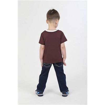 Набор футболок для мальчика Текс-Плюс, цвет коричневый