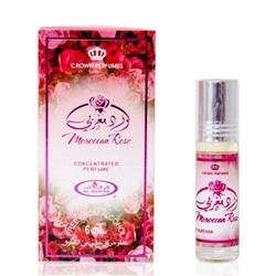 Духи масляные арабские женские Moroccan Rose Al Rehab 6 мл.