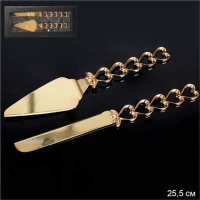 Лопатка и нож 25,5 см / 212-9-Gold /уп 48/