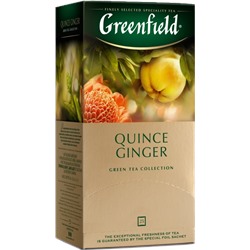 Greenfield. Quince Ginger карт.пачка, 25 пак.