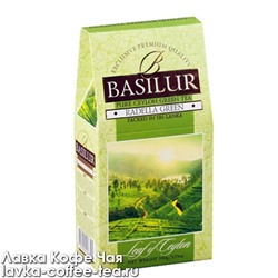 Чай Basilur Лист Цейлона Radella Green 100г.