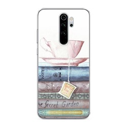 Силиконовый чехол Книжное чаепитие на Xiaomi Redmi Note 8 Pro