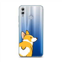 Силиконовый чехол Корги следуй за мной на Honor 10 Lite