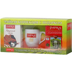 IMPRA. Подарочный набор с кружкой (крупнолистовой) 400 гр. карт.упаковка