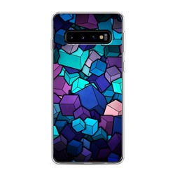 Силиконовый чехол Геометрия 5 на Samsung Galaxy S10