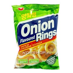 Чипсы Луковые кольца Нонг Шим/Onion rings Nongshim, Корея, 40 г. Акция