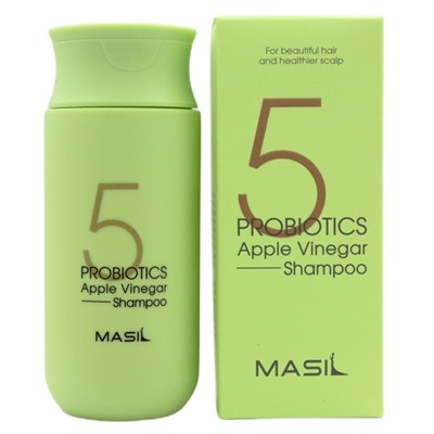 Masil Шампунь для волос от перхоти с яблочным уксусом / 5 Probiotics Apple Vinegar Shampoo, 150 мл