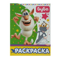 Раскраска «Буба», зелёная