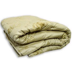 Одеяло миниевро (200х217) Верблюжья шерсть 150 гр/м ПРЕМИУМ (тик)