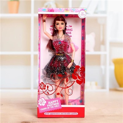 Кукла-модель шарнирная «Алла» в платье, МИКС 5099605