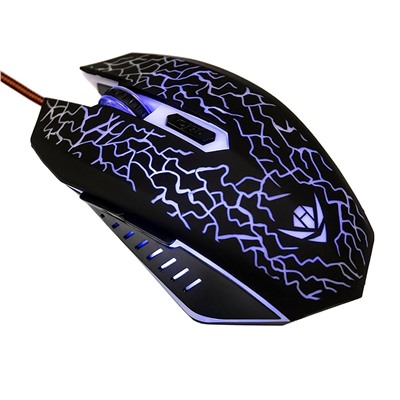 Мышь оптическая Nakatomi Gaming mouse MOG-15U игровая (повр. уп.) (black)