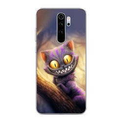 Силиконовый чехол Cheshire Cat на Xiaomi Redmi Note 8 Pro