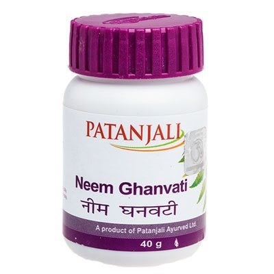 Ним Гханвати Патанджали (кровоочистительное и антипаразитарное) Neem Ghanvati Patanjali 60 табл.