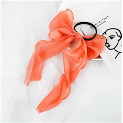 Sale! Резинка - бантик-повязка для волос,цвет оранжевый,1 шт.