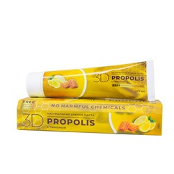 Зубная паста с лимоном и прополисом «3D PROPOLIS» 100 мл., Жива