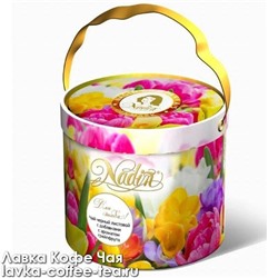чай Nadin "Для тебя" чёрный с грейпфрутом, картонная туба (цветы) 50 г.