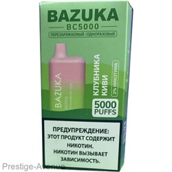 Эл. сиг.  Bazuka Kiwi Passion Fruit Guava — Клубника и Киви 2%, 5000 Тяг