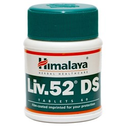 Лив.52 ДС Хималая (усиленное оздоровление печени) Liv.52 DS Himalaya 60 табл.