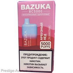 Эл. сиг.  Bazuka Lemon Mint — Арбузный Лед 2%, 5000 Тяг