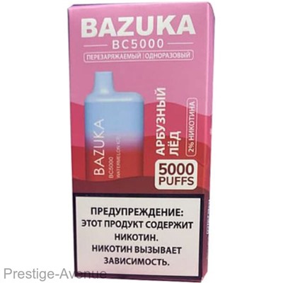 Эл. сиг.  Bazuka Lemon Mint — Арбузный Лед 2%, 5000 Тяг