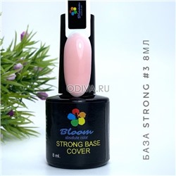 Bloom, Absolute color - жесткая база для гель-лака Strong (светлый розовый №3), 8 мл