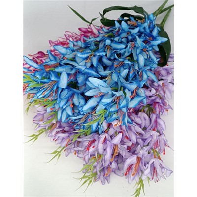 Цветы искусственные декоративные Крокусы 5 веток 65 см