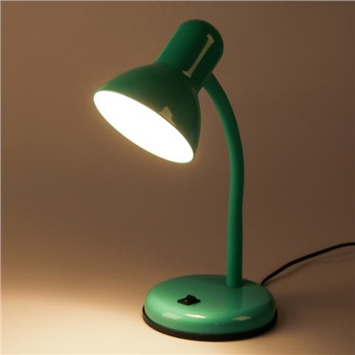 Настольная лампа 1x60W E27 зеленая 14x14x33см