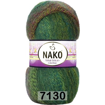 Пряжа Nako Mohair Delicate Colorflow