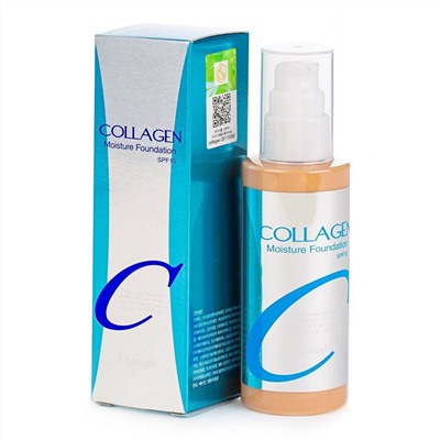 Enough Увлажняющий тональный крем для лица с коллагеном №13 / Collagen Moisture Foundation SPF15, 100 мл