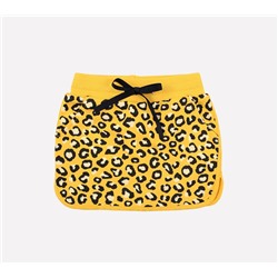 Юбка для девочки Crockid КР 7121 желтый, леопард к271