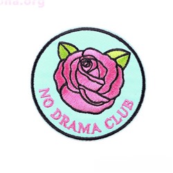 Нашивка «No drama club»