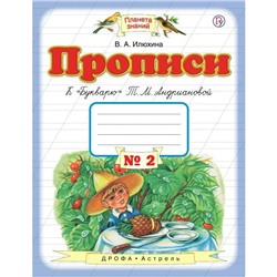 Пропись. ФГОС. Прописи к «Букварю» Андриановой Т. М. 1 класс, №2. Илюхина В. А.