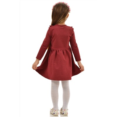 Платье для девочки Текс-Плюс, цвет красный