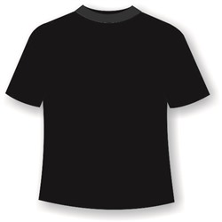 Подростковая футболка черная